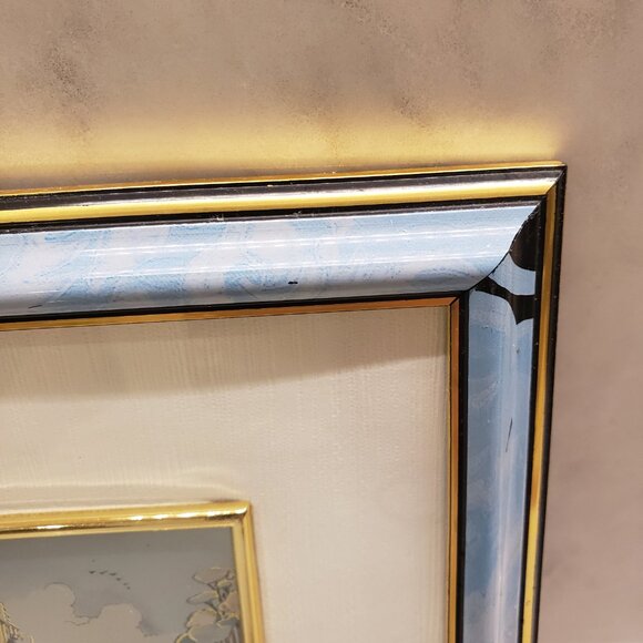 Vintage Italian Scene Picture hand-painted on silver - Picture 4 of 8